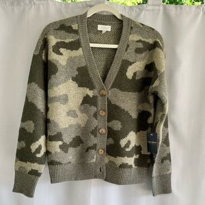 Lucky Brand - NWT Camo Cardigan